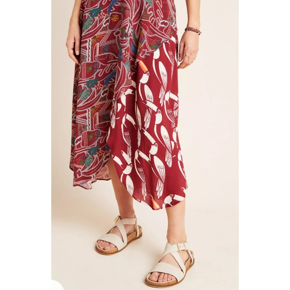 Anthropologie Farm Rio Culebra midi skirt - Picture 2 of 11